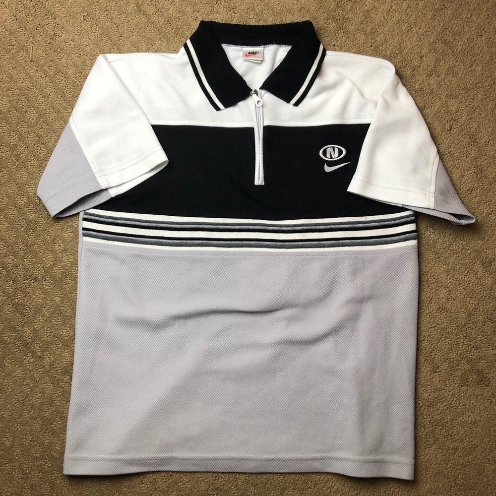 Vintage Nike Quarter Zip Polo Shirt